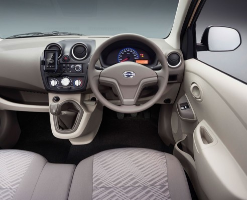 Datsun Go+ MPV interior