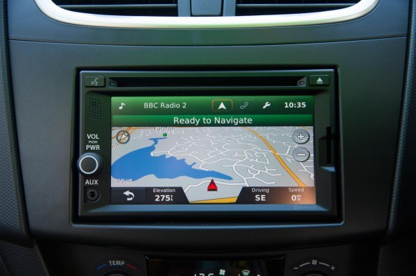 2014 Suzuki Swift navigation system