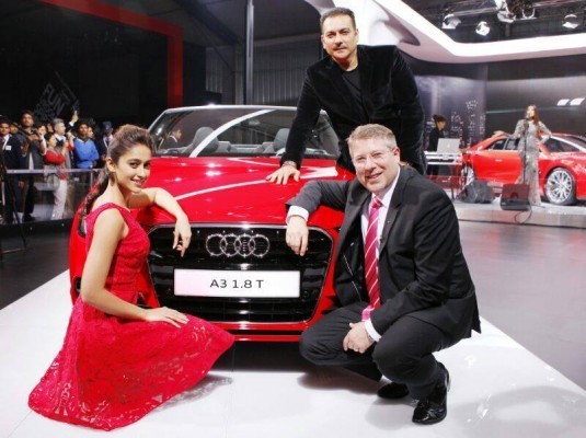 Audi A3 Cabriolet at Auto Expo