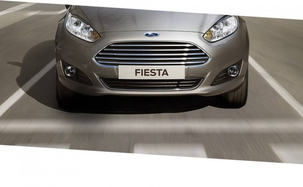 Ford Fiesta facelift trapezoidal front grille