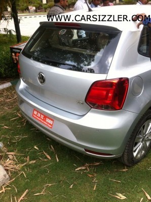 2014 Volkswagen Polo facelift rear with TDI badge