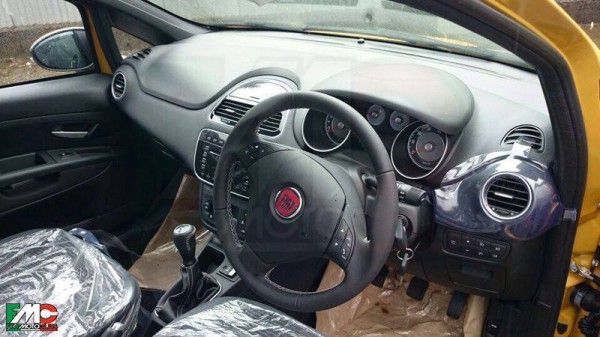 Fiat Punto facelift interior