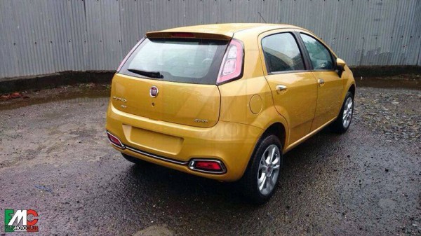 Fiat Punto facelift rear profile