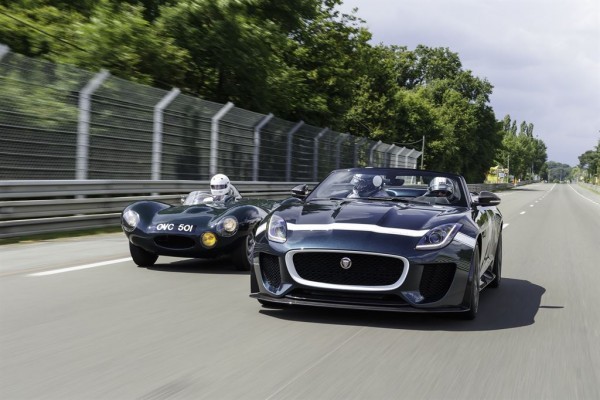 Jaguar F-Type Project 7 at Le Mans Classic