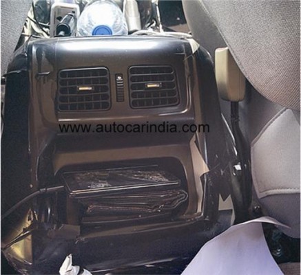 Mahindra Scorpio facelift rear AC vents