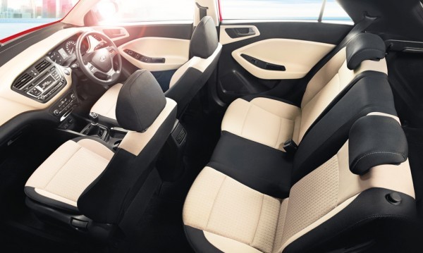Hyundai Elite i20 dual tone interiors