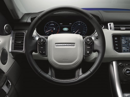 Range Rover Sport SVR steering wheel