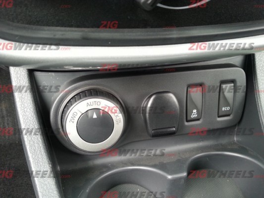 Renault Duster 4WD controls