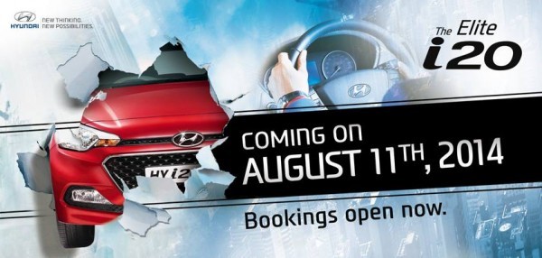 The 2015 Hyundai Elite i20 bookings