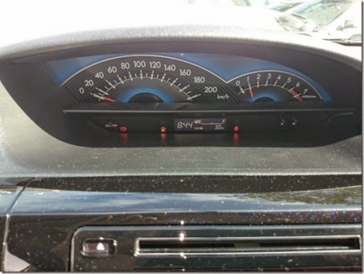 2015 Toyota Etios Facelift instrument console