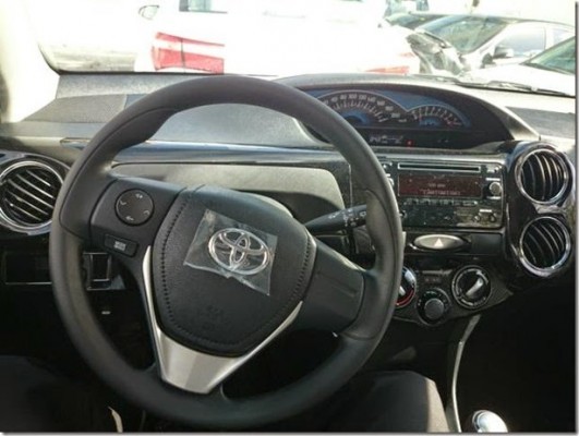 2015 Toyota Etios Facelift steering and dashboard