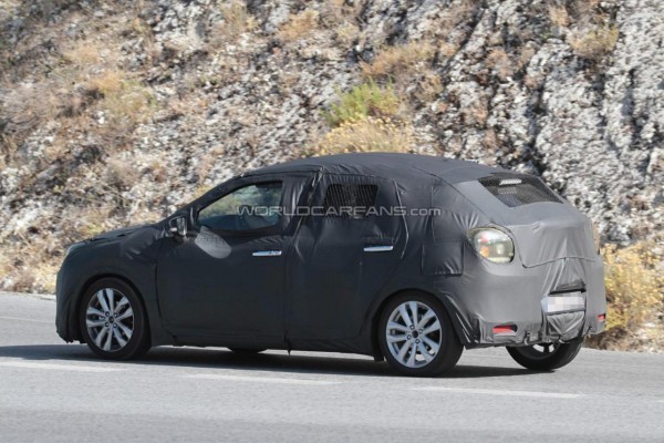 Maruti Suzuki YRA Premium hatchback side profile spied