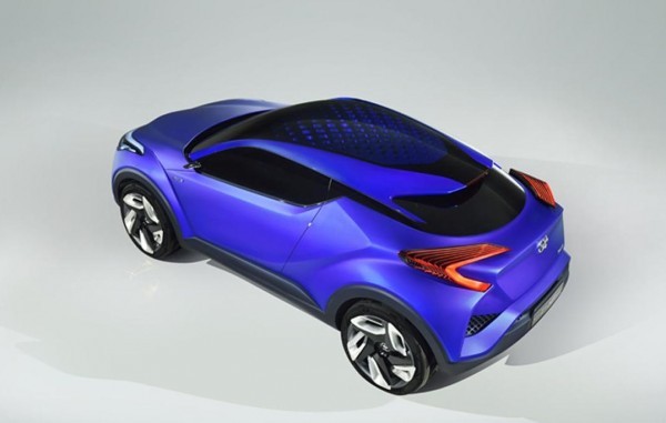 Toyota CH-R crossover concept top view