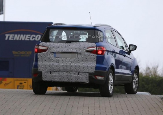 Ford EcoSport facelift rear profile