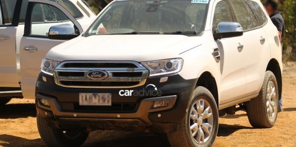 2016 Ford Endeavour Spied off-road front