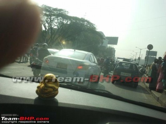 Toyota Vios sedan spied in India 2