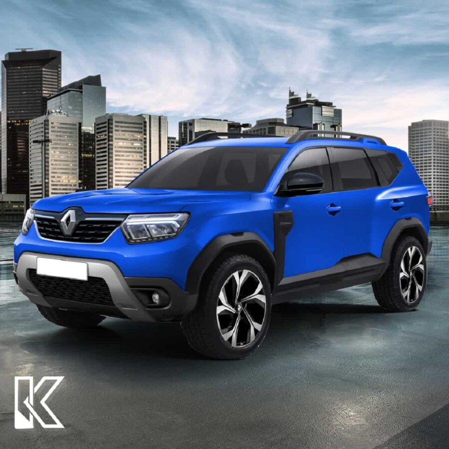 रेनो Duster 7-Seater front rendered