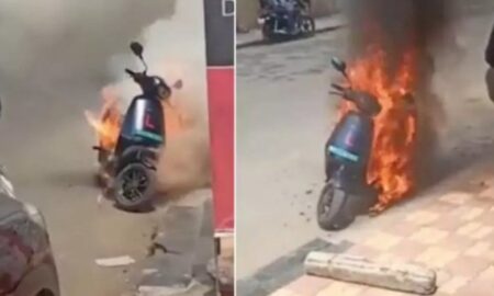 OLA E-Scooter fire