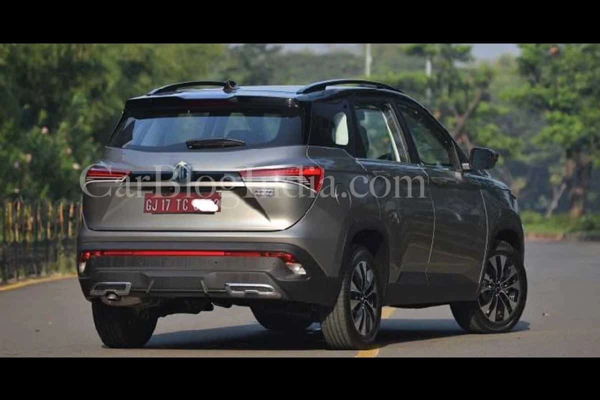 2022 MG Hector Rear Spied