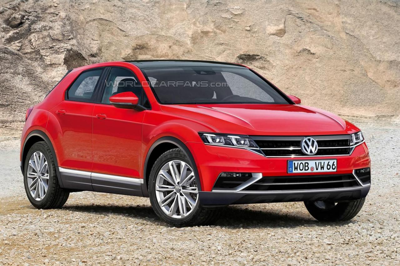 Volkswagen Polo-based SUV rendered