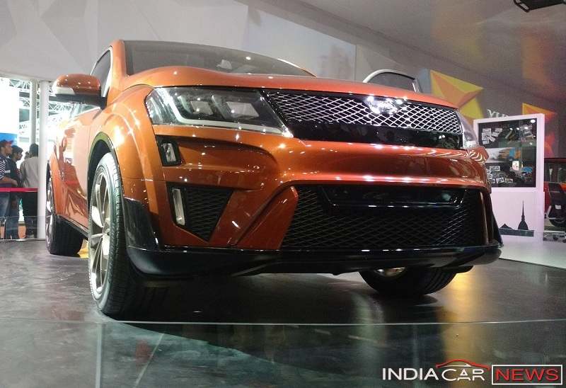 Mahindra XUV Aero concept front grille