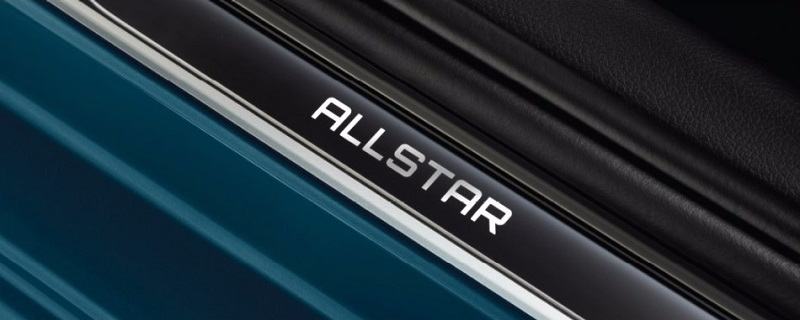 Volkswagen Polo Allstar b-pillar badge