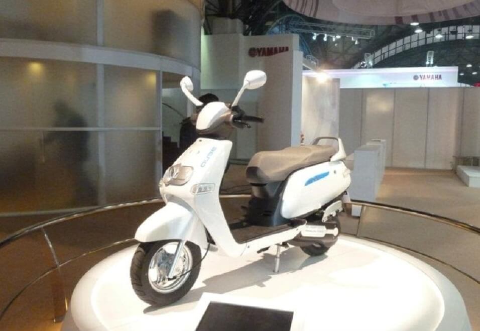 TVS IQube Hybrid Scooter side profile