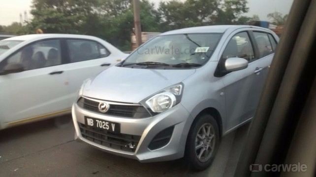 Daihatsu Ayla aka Perodua Axia Spied Testing in India