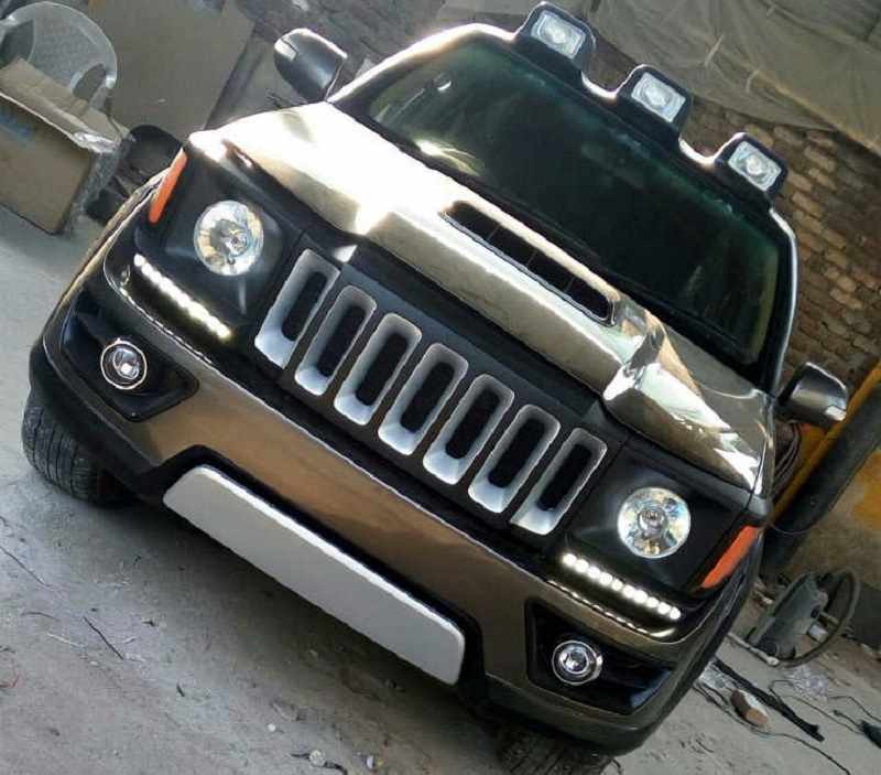 Toyota Fortuner customized Jeep Renegade front