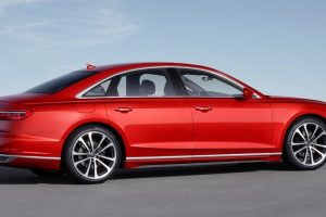 2018 Audi A8 India side profile