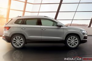 Skoda Karoq Compact SUV India side profile