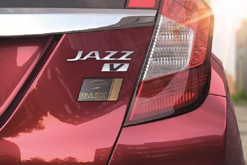Honda Jazz Privilege Edition Rear