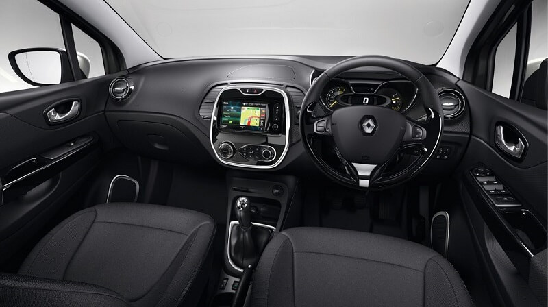 Renault Captur Interior RHD