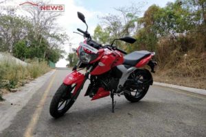 TVS Apache RTR 160 Review Front