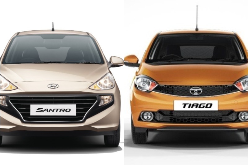 2018 Hyundai Santro Vs Tata Tiago