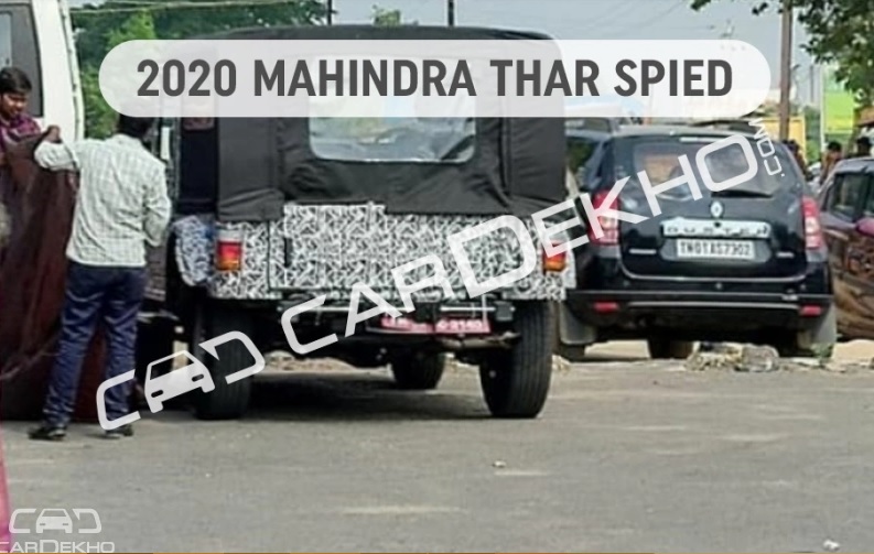 2019 Mahindra Thar Spied