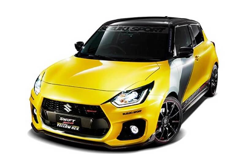 Suzuki Swift Sport Yellow Rev Concept