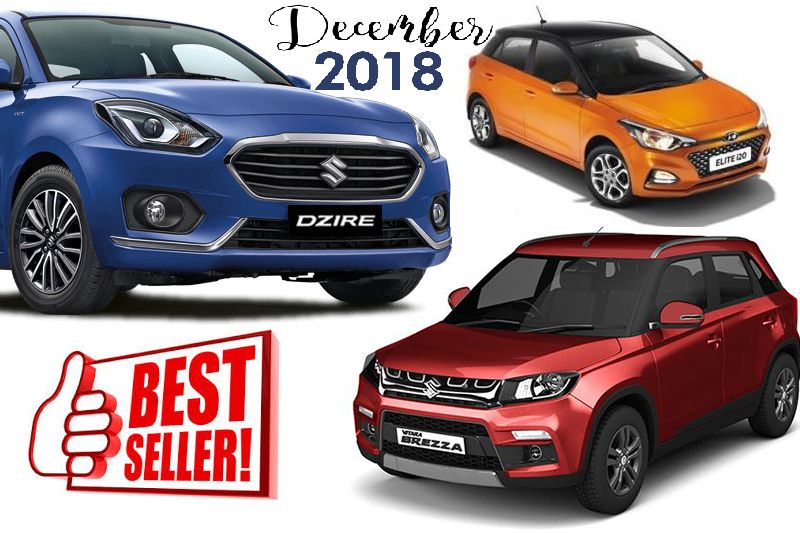 Top 10 Selling Cars December 2018