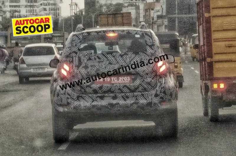 New Duster Spied rear