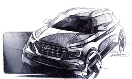 Hyundai Venue Design Sketch