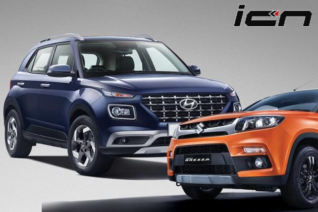 Hyundai Venue Vs Maruti Vitara Brezza