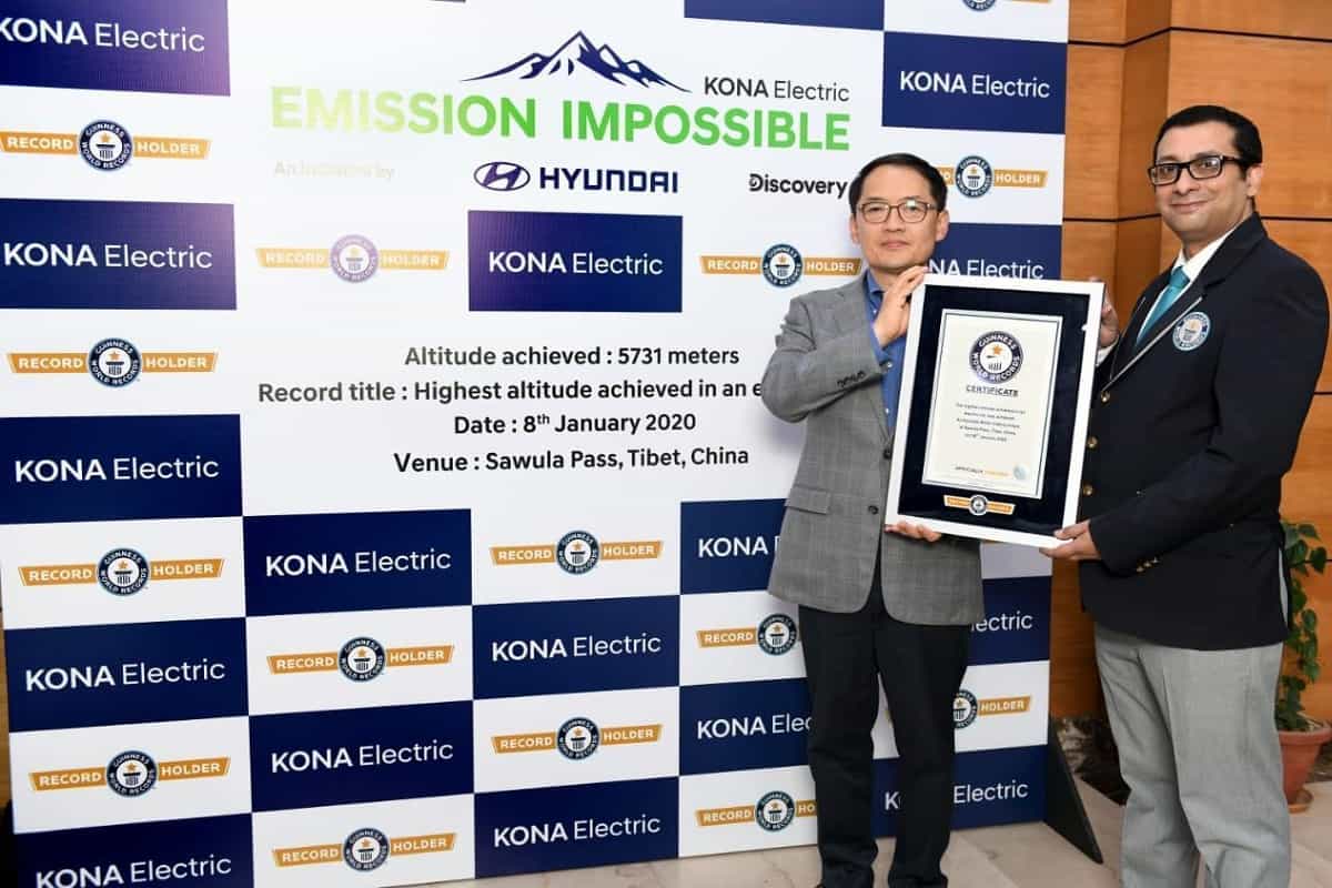 Hyundai Kona Guinness World Records