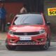 Tata Tiago facelift Spied