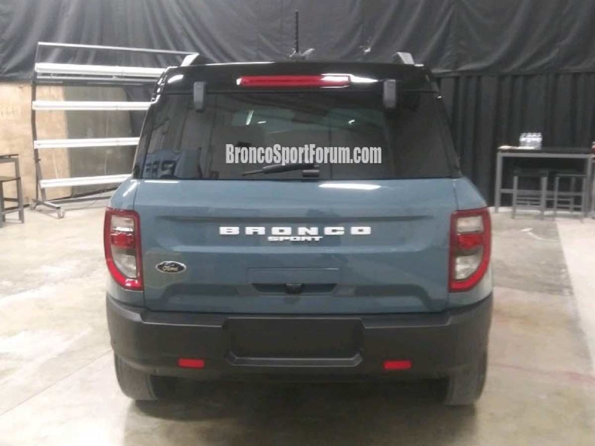 Ford Bronco Sport Spied Rear