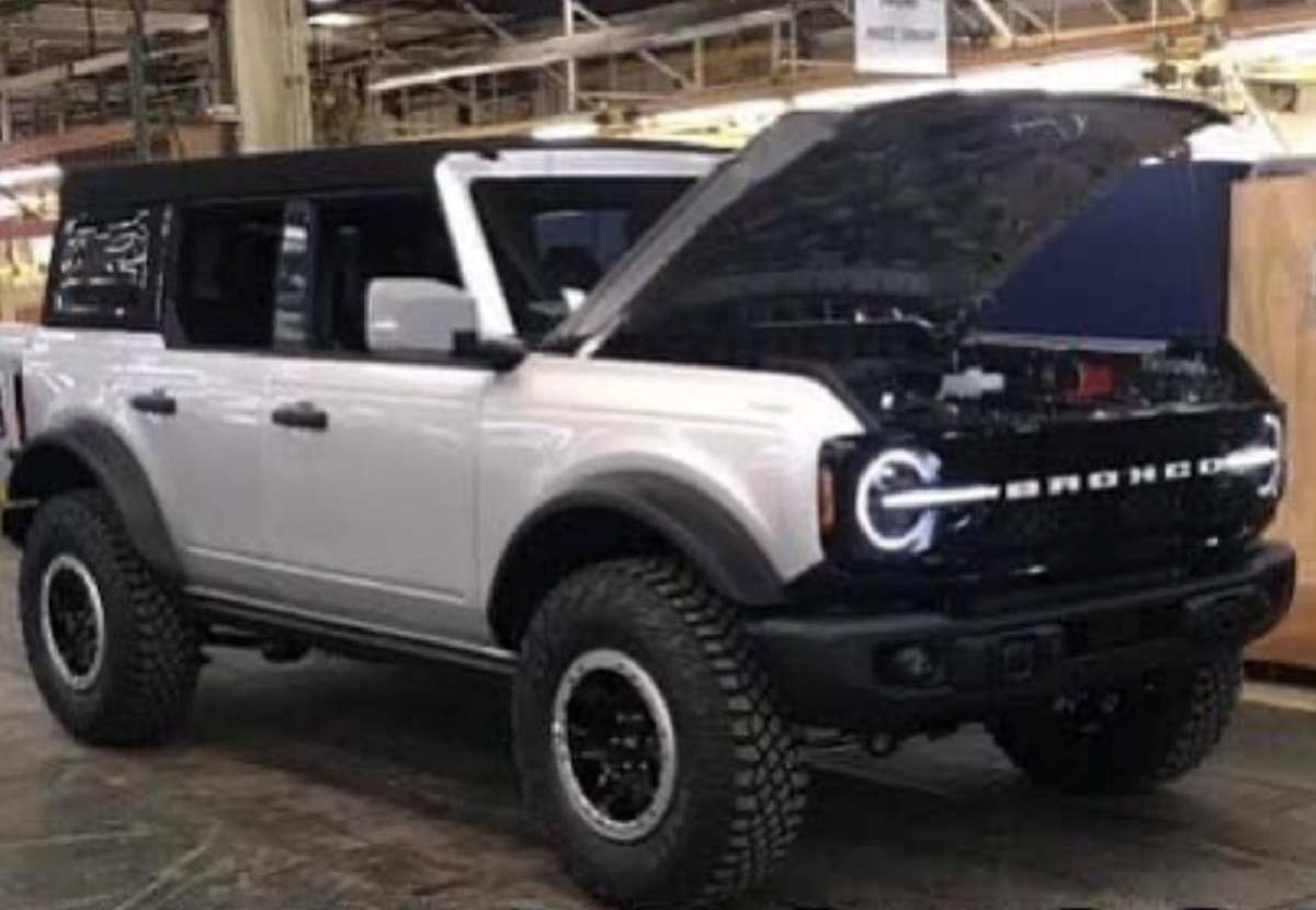 Ford Bronco Sport Spied White