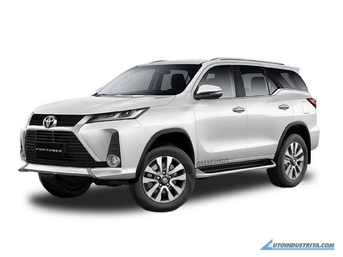Rendered 2020 Toyota Fortuner With New Harrier Inspired Design