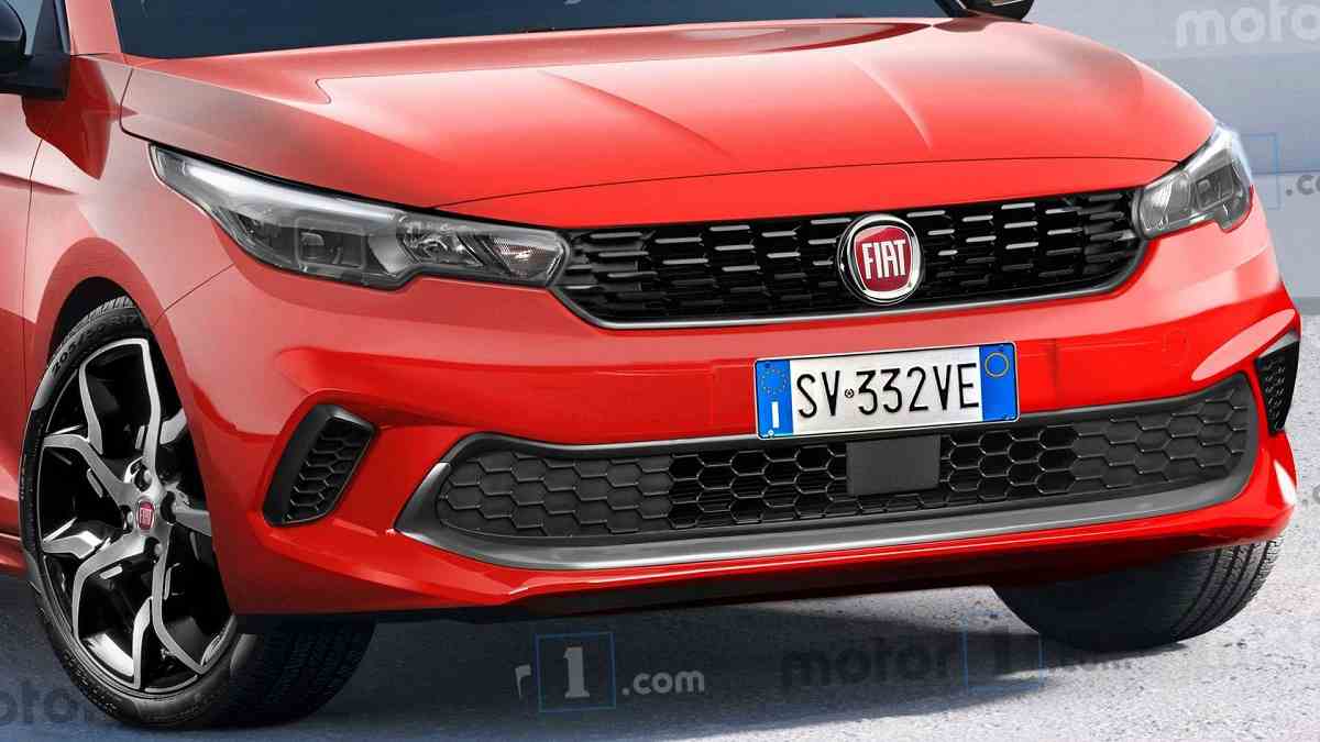 New Fiat Punto Front Rendering