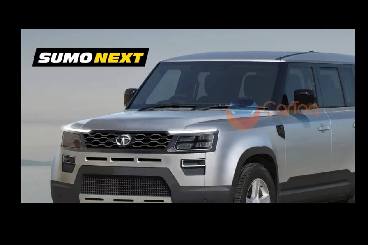 Next Gen Tata Sumo New Rendering Inspired By Land Rover Defender 110