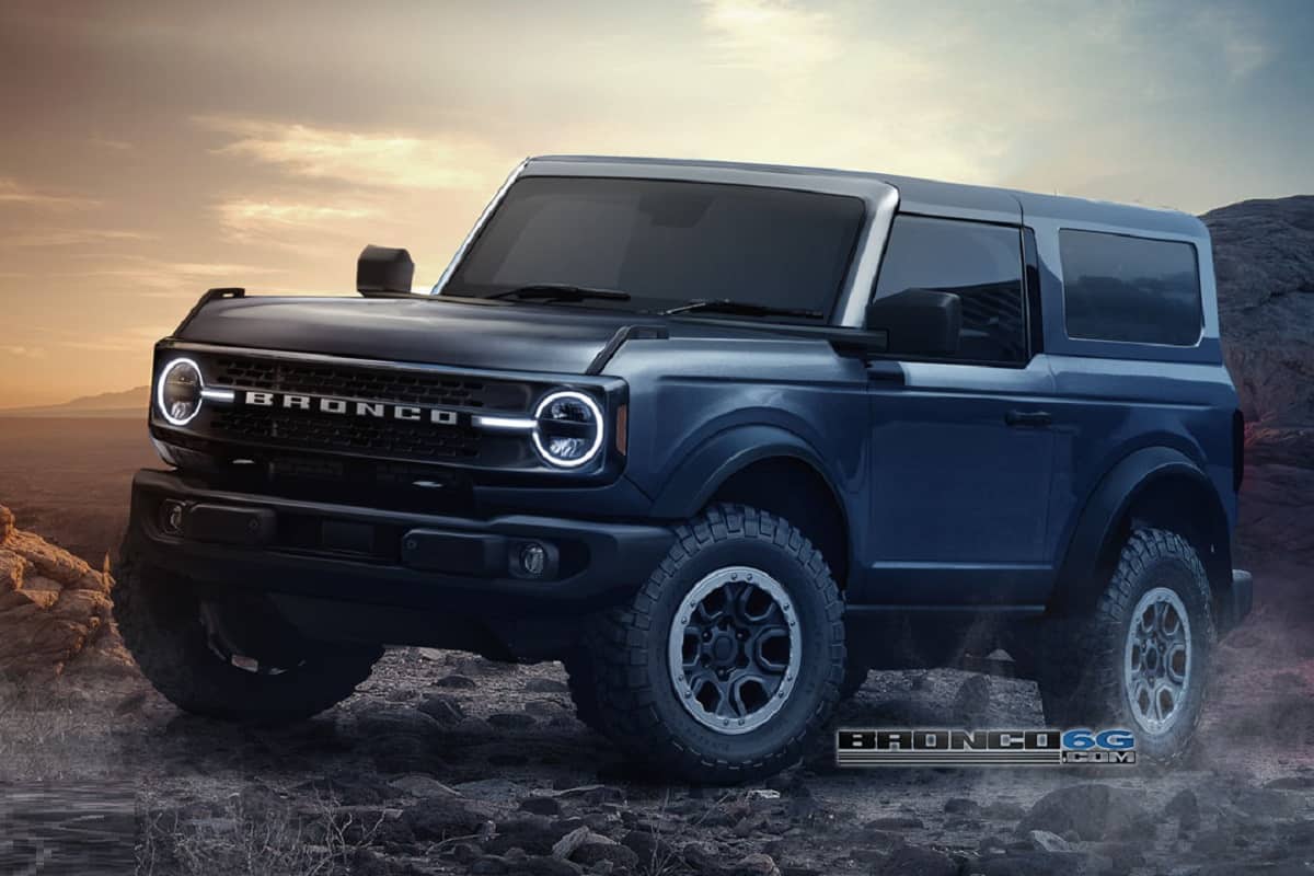 2021 Ford Bronco SUV Rendered