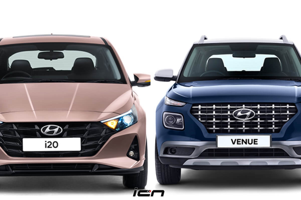 2020 Hyundai i20 Vs Venue Prices